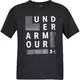 Dámske tričko Under Armour Graphic Square Logo Girlfriend Crew - S - Black / White / Metallic Silver