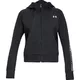 Women’s Hoodie Under Armour TB Ottoman Fleece FZ-WM Graphic - Black/White/White - Black/White/White