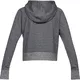 Dámska mikina Under Armour TB Ottoman Fleece FZ-WM Graphic - Charcoal Light Heather / White / White