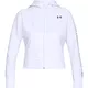 Women’s Hoodie Under Armour TB Ottoman Fleece FZ-WM Graphic - Charcoal Light Heather/White/White - White/Black/Black