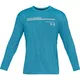 Pánske bežecké tričko Under Armour Simple Run Graphic Longsleeve - Deceit / Ghost Gray / Reflective - Deceit / Ghost Gray / Reflective