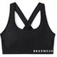 Dámska športová podprsenka Under Armour Crossback Graphic - XS - BLACK / BLACK / WHITE