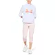 Dámská mikina Under Armour Cotton Fleece Sportstyle Logo Hoodie - White/Peach Horizon/After Burn