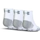 Detské členkové ponožky Under Armour Heatgear Low Cut 3 páry - White
