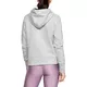 Dámska mikina Under Armour Cotton Fleece Sportstyle Logo Hoodie - White / Peach Horizon / After Burn