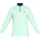 Men’s Long-Sleeved T-Shirt Under Armour Playoff 2.0 1/4 Zip - Aqua Foam