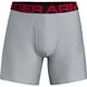 Men’s Boxer Jocks Under Armour Tech 6in – 2-Pack - Black - Mod Gray Light Heather