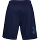 Pánské kraťasy Under Armour Tech Graphic Short Nov - Pitch Gray, L - Academy