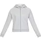 Women’s Hoodie Under Armour Rival Fleece FZ - Black - Mod Gray Light Heather