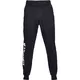 Pánske tepláky Under Armour Sportstyle Cotton Graphic Jogger - Petrol Blue - Black