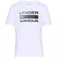 Men’s T-Shirt Under Armour Team Issue Wordmark SS - Halo Gray - White