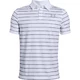 Chlapčenské tričko Under Armour Tour Tips Stripe Polo - YXL - White