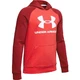 Chlapecká mikina Under Armour Rival Logo Hoodie - Martian Red - Martian Red