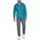 Pánska mikina Under Armour SweaterFleece 1/2 Zip - Teal Vibe