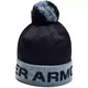 Detská chlapčenská čiapka Under Armour Boy's Gametime Pom Beanie - Black