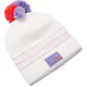 Dívčí kulich Under Armour Girl's Triple Scoop Beanie - Onyx White