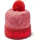 Dětský kulich Under Armour Boy's Gametime Pom Beanie - Martian Red - Martian Red