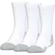 Unisex Socks Under Armour HeatGear Preformance Tech Crew – 3-Pack - White - White