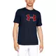 Men’s T-Shirt Under Armour Big Logo SS - Charcoal Medium Heather