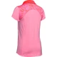 Dámske tričko Under Armour Zinger Blocked Polo - White-Pink
