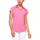 Dámske tričko Under Armour Zinger Blocked Polo - White-Pink