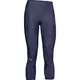 Women’s Capri Leggings Under Armour Fly Fast Jacquard Crop - Blue Ink