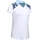 Dámske tričko Under Armour Zinger Blocked Polo - M - White