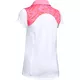 Dámske tričko Under Armour Zinger Blocked Polo - White-Pink