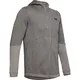 Pánska mikina Under Armour Double Knit FZ Hoodie - Halo Gray - Gravity Green