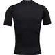 Men’s Compression T-Shirt Under Armour HeatGear Rush SS - Black