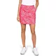 Women’s Golf Skirt Under Armour Links Woven Printed Skort - Lipstick - Lipstick