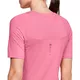 Women’s Short Sleeve T-Shirt Under Armour Rush - Lipstick