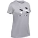 Dievčenské tričko Under Armour Tech Graphic Big Logo SS T-Shirt - Mod Gray Light Heather