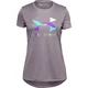 Girls’ T-Shirt Under Armour Tech Graphic Big Logo SS - Eclectic Pink - Slate Purple