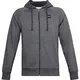 Men’s Hoodie Under Armour Rival Fleece FZ - Academy - Pitch Gray Light Heather