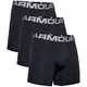 Boxerky Under Armour Charged Cotton 6in 3ks - Mod Gray Medium Heather - Black