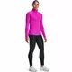 Dámská funkční mikina Under Armour New Tech 1/2 Zip - Twist - Black/Black/Metallic Silver - Meteor Pink