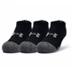 Detské členkové ponožky Under Armour Youth Heatgear NS 3 páry - Black - Black
