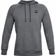 Men’s Hoodie Under Armour Rival Fleece - Red - Pitch Gray Light Heather