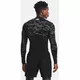 Pánske kompresné tričko Under Armour HG Armour Camo Comp LS - Black