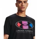 Men’s T-Shirt Under Armour Multi Color Lockertag SS - Black