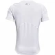 Men’s T-Shirt Under Armour HG Armour Fitted SS - Carbon Heather