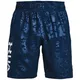 Pánské kraťasy Under Armour Woven Emboss Shorts - Concrete/Phoenix Fire