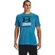 Men’s T-Shirt Under Armour GL Foundation SS T - Black/White/Red