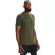 Men’s T-Shirt Under Armour Seamless Wordmark SS - Marine OD Green