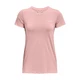 Women’s T-Shirt Under Armour Tech SSC – Solid - Black - Pink