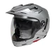 Moto helma Cyber US 101 - stříbrná