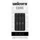 Lotki do darta Unicorn Core Plus Black Brass Soft S2 3 szt.