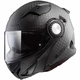 Flip-Up Motorcycle Helmet LS2 FF313 Vortex - Solid Carbon - Solid Carbon