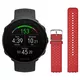 POLAR Vantage M Fitnessuhr schwarz + rotes Armband